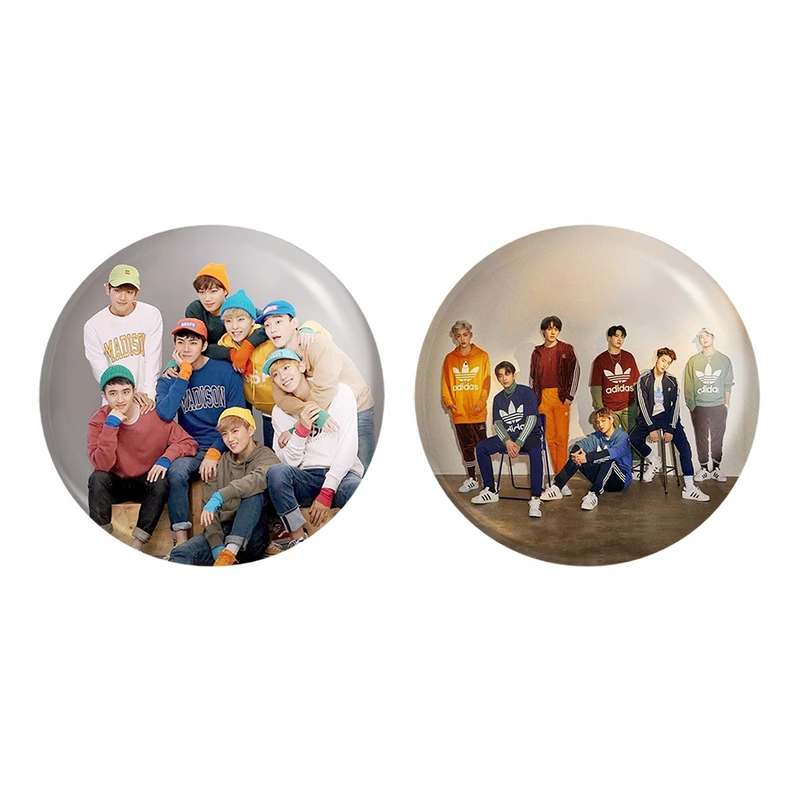 مگنت خندالو طرح گروه EXO کد 28252833 مجموعه 2 عددی