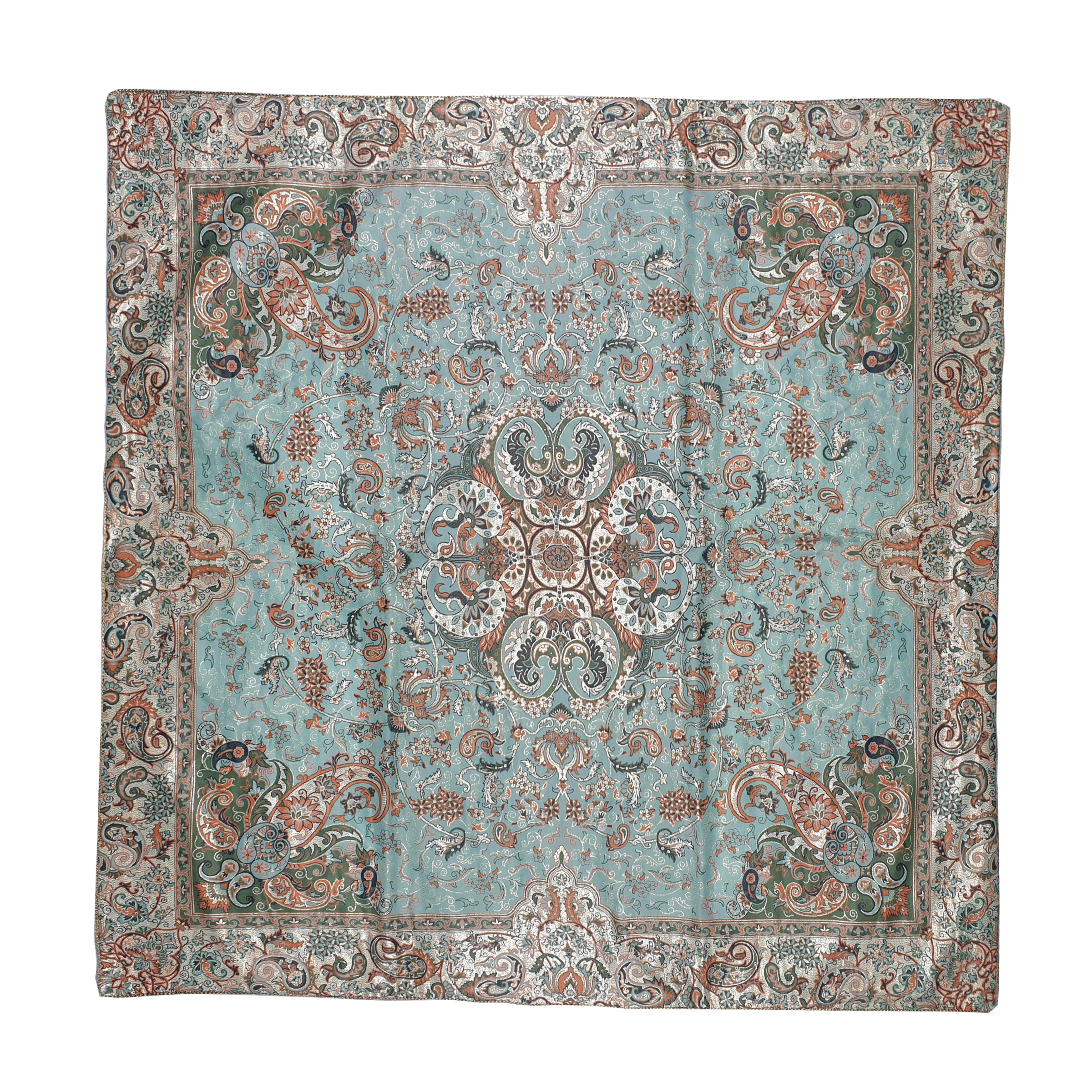 رومیزی ترمه ابریشمی مدل خورشید کد SZ1-1