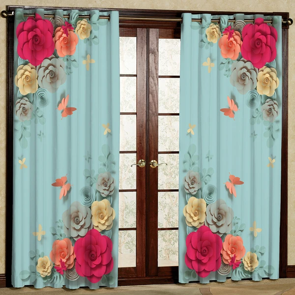 پرده مدل پانچی کد 5815 سایز 280x140 سانتی متر