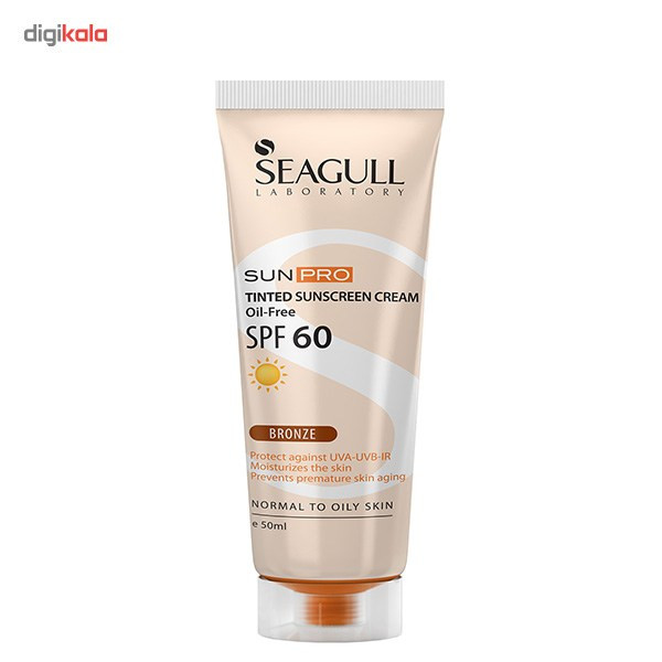 کرم ضد آفتاب رنگی سی گل مدل Sunpro SPF60 مناسب پوست چرب تا معمولی حجم 50 میلی لیتر کرم ضد آفتاب رنگی سی گل مدل Sunpro SPF60 مناسب پوست چرب تا معمولی حجم 50 میلی لیتر