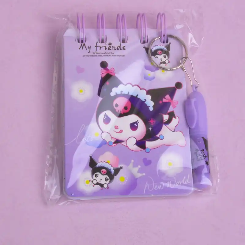 دفترچه یادداشت 80 برگ مدل کرومی به همراه خودکار