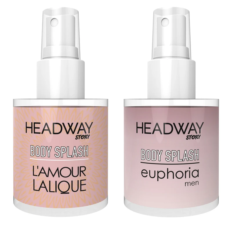 بادی اسپلش هدوی استوری مدل ایفوریا و لالیک لامور حجم 90 میلی‌ لیتر مجموعه دو عددی