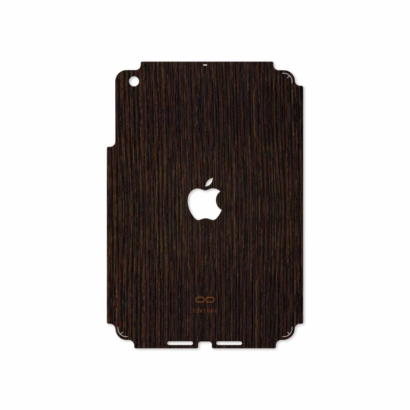 برچسب پوششی ماهوت مدل Dark-Gold-Stripes-Wood مناسب برای تبلت اپل iPad mini 2012 A1432