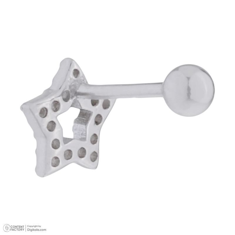 پیرسینگ نقره زنانه مایا ماهک مدل MSP053