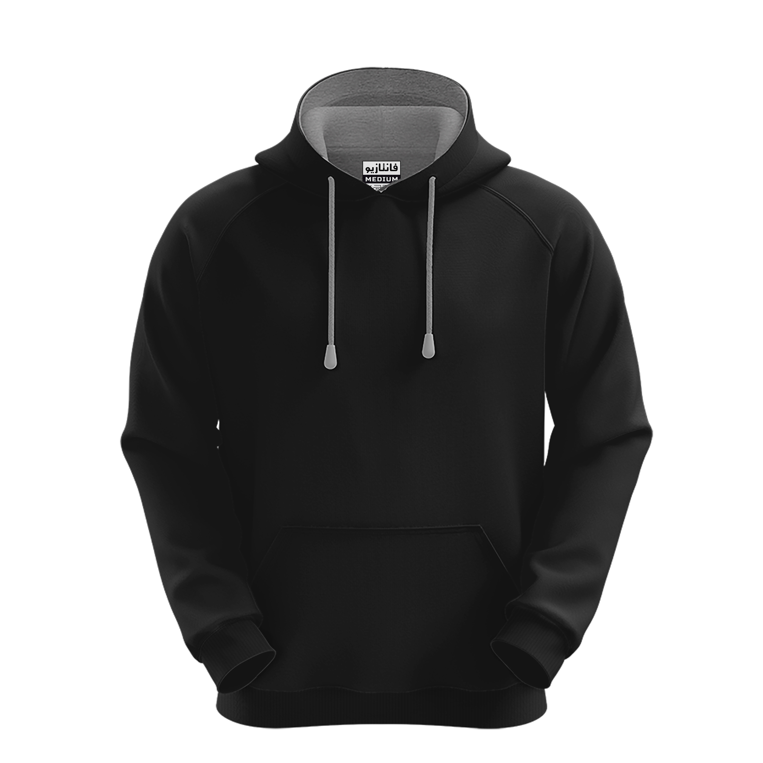 هودی مردانه فانتازیو کد 213 رنگ مشکی