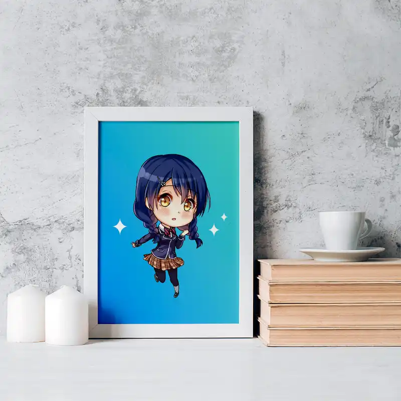 تابلو خندالو مدل مگومی انیمه جنگ غذاها کد 16983