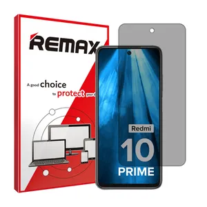 Remax Resistant model privacy screen protector suitable for Xiaomi Redmi 10 Prime mobile phone