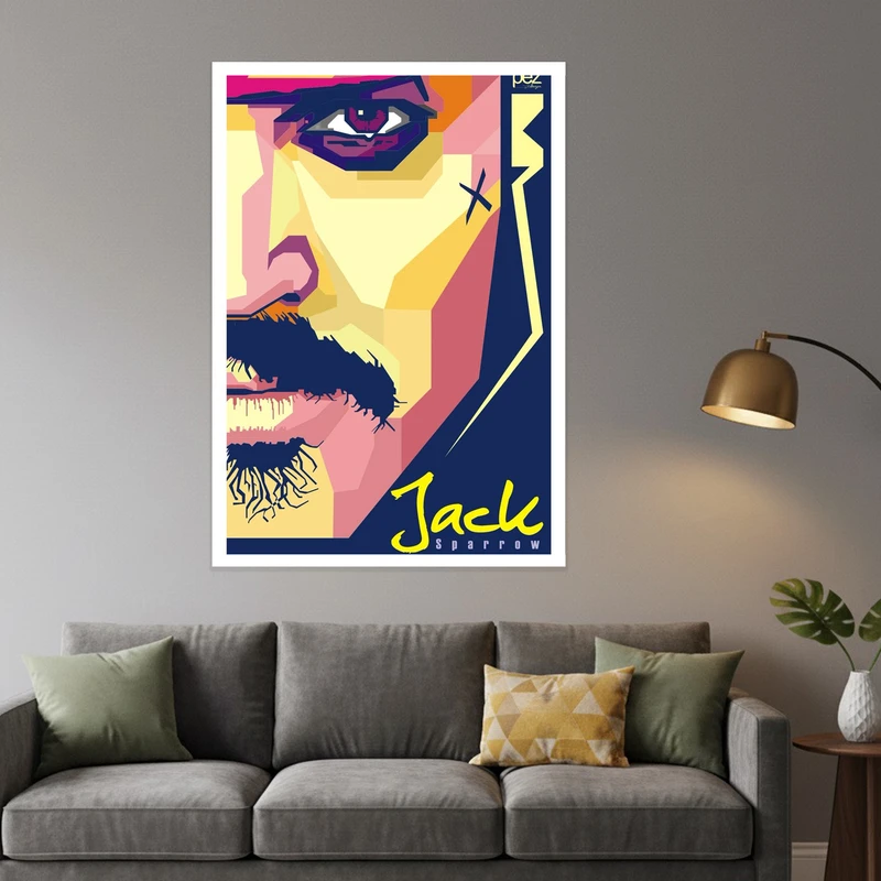 پوستر طرح جک اسپارو دزدان دزیایی کارائیب مدل Jack Sparrow 11083