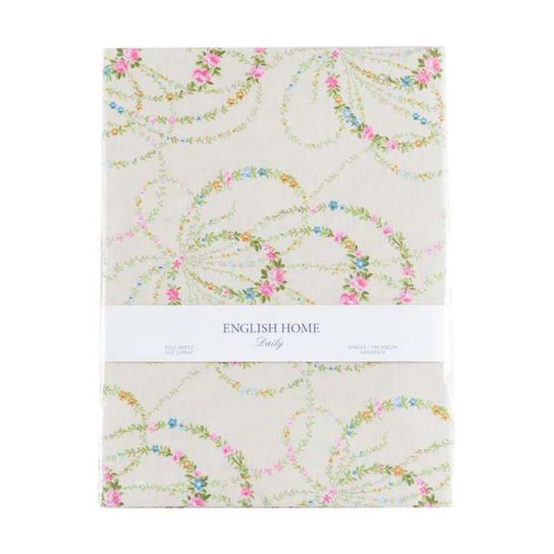 ملحفه انگلیش هوم مدل Pastel Dream Kombin دونفره سایز 240x260 سانتی متر