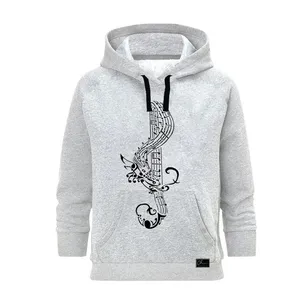 هودی زنانه مدل MUSIC کد J141 رنگ طوسی