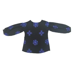 بلوز آستین بلند زنانه مدل  کرسپو خامه دوزی