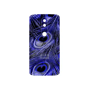 MAHOOT Purple Feather Cover Sticker for Motorola Moto X Force