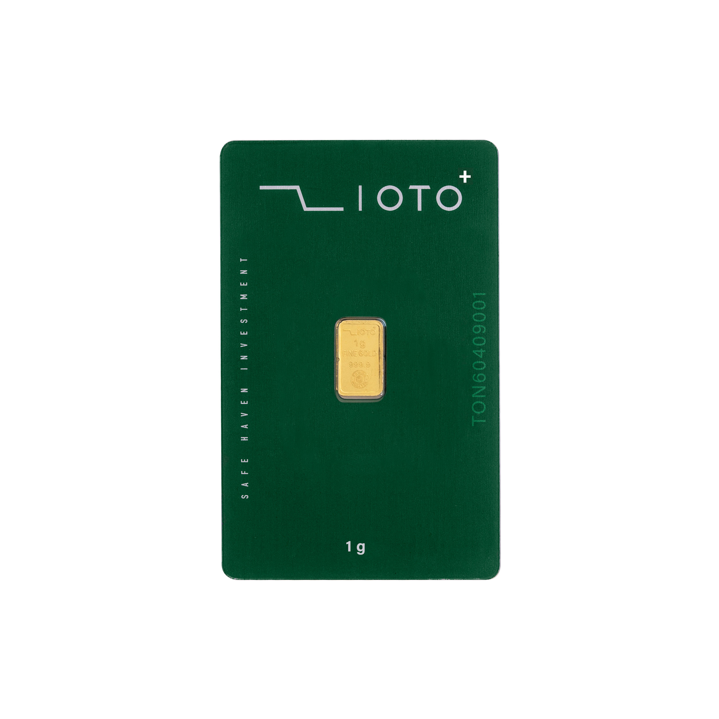 شمش طلا 999.9 عیار زیوتو مدل TON-1