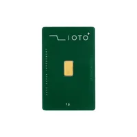 شمش طلا 999.9 عیار زیوتو مدل TON-1