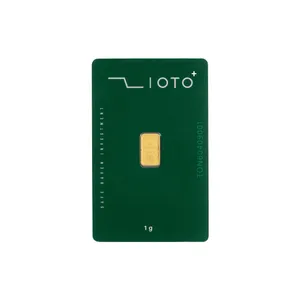 شمش طلا 999.9 عیار زیوتو مدل TON-1
