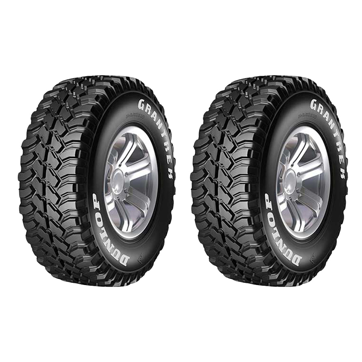 لاستیک خودرو دانلوپ مدل MT1 سایز 310/10.5R15 - دو حلقه