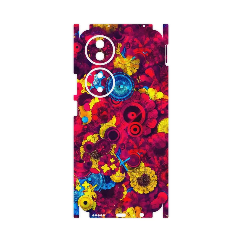 برچسب پوششی ماهوت مدل Vector Flower Garden Digital Art-FullSkin مناسب برای گوشی موبایل آنر X7b