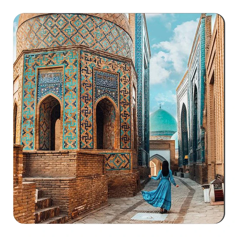 	 مگنت طرح بانو و مساجد سمرقند کد wmg2418