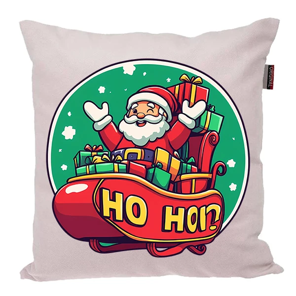 کوسن پاد آفرین مدل کریسمس طرح بابانوئل کد PK30341