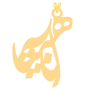 آویز گردنبند طلا 18 عیار زنانه کرابو طرح آناهیتا مدل Kr30674