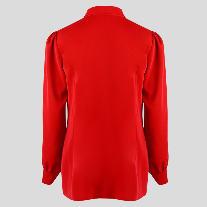 شومیز آستین بلند زنانه مدل نگین دار  گلی