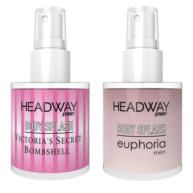 بادی اسپلش هدوی استوری مدل ایفوریا مردانه و ویکتوریا سکرت بامبشل حجم 90 میلی لیتر مجموعه دو عددی