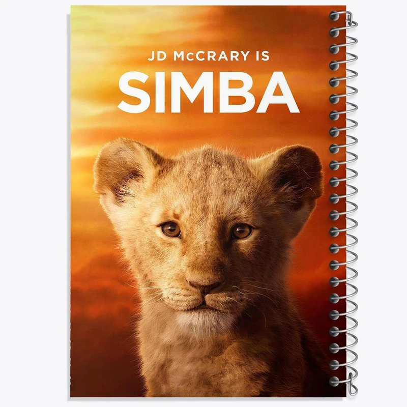دفتر نقاشی 50 برگ خندالو مدل شیرشاه Lion King کد 10685