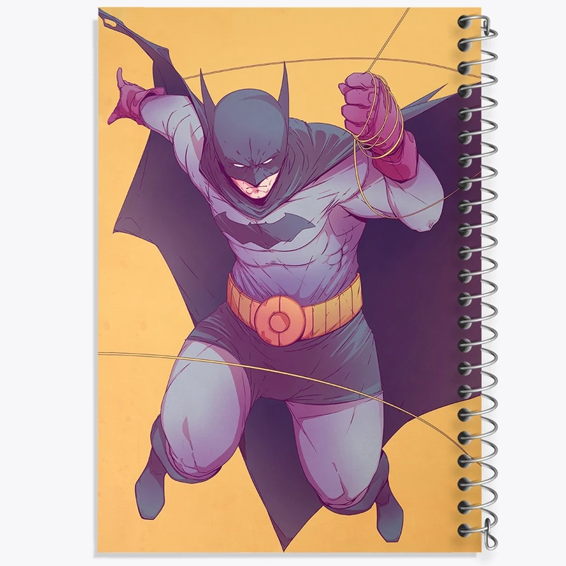 دفتر ژورنال نویسی 50 برگ خندالو مدل نقطه ای طرح بتمن (Batman) کد F221
