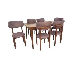 میز و صندلی ناهارخوری 6 نفره مدل promax06lux