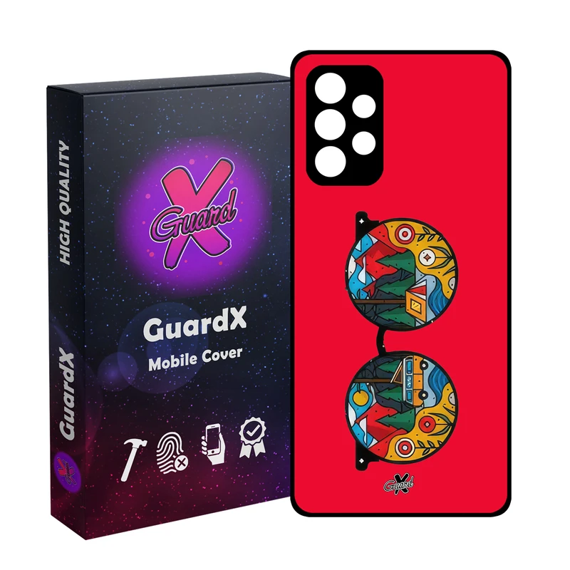 کاور گارد ایکس طرح عینک مدل Glass10638 مناسب برای گوشی موبایل سامسونگ Galaxy A32 4G