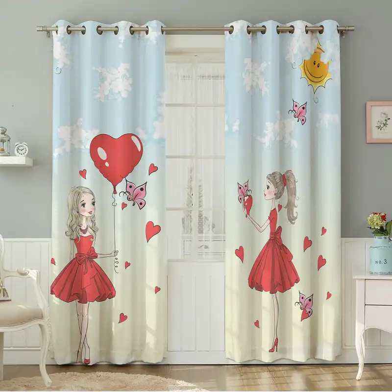 پرده نیروانا طرح کودک مدل مخمل کد 4762 سایز 140×280 سانتی متر