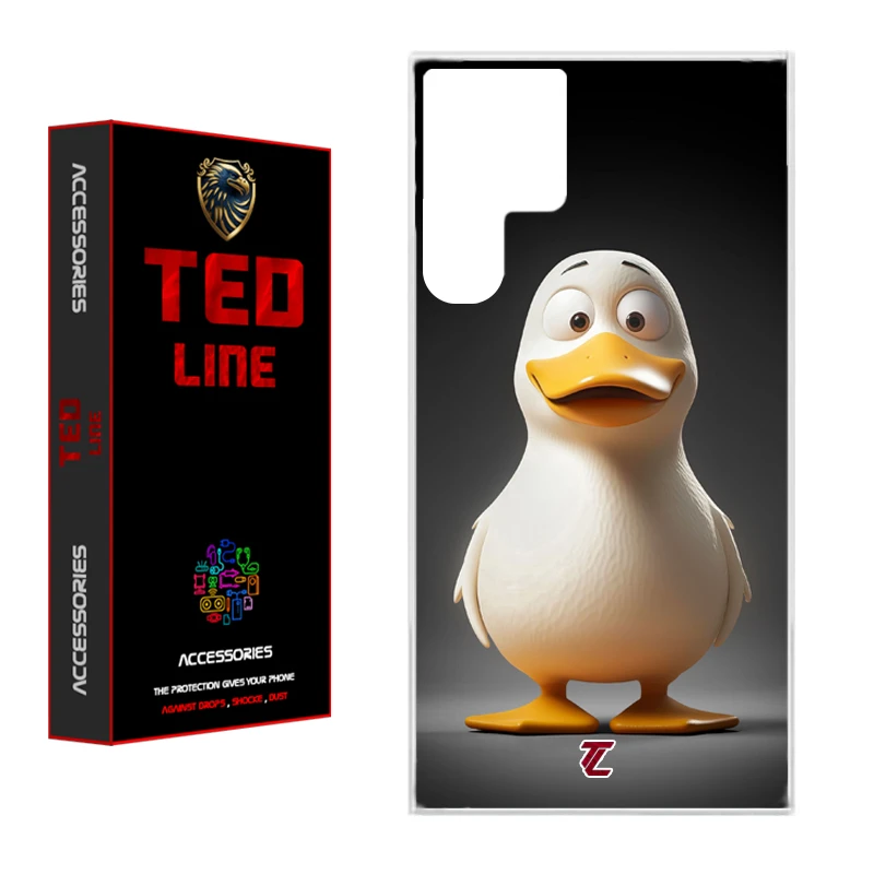 کاور تد لاین طرح اردک کد 1124 مناسب برای گوشی موبایل سامسونگ Galaxy S24 Ultra