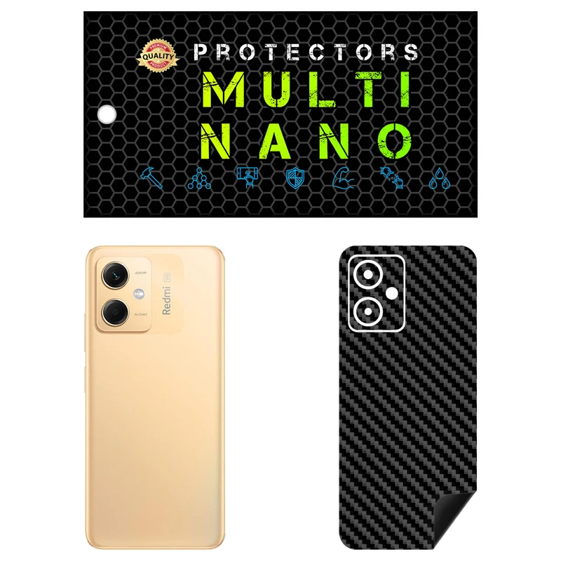برچسب پوششی مولتی نانو طرح کربن مدل X-F1C مناسب برای گوشی موبایل شیائومی Redmi Note 12R Pro
