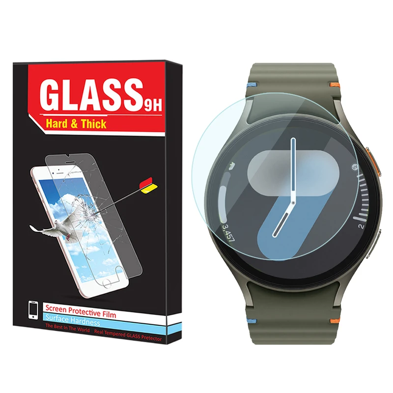 محافظ صفحه نمایش شیشه‌ای هارد اند تیک مدل Glass-HT مناسب برای ساعت هوشمند سامسونگ Galaxy Watch 7 40mm