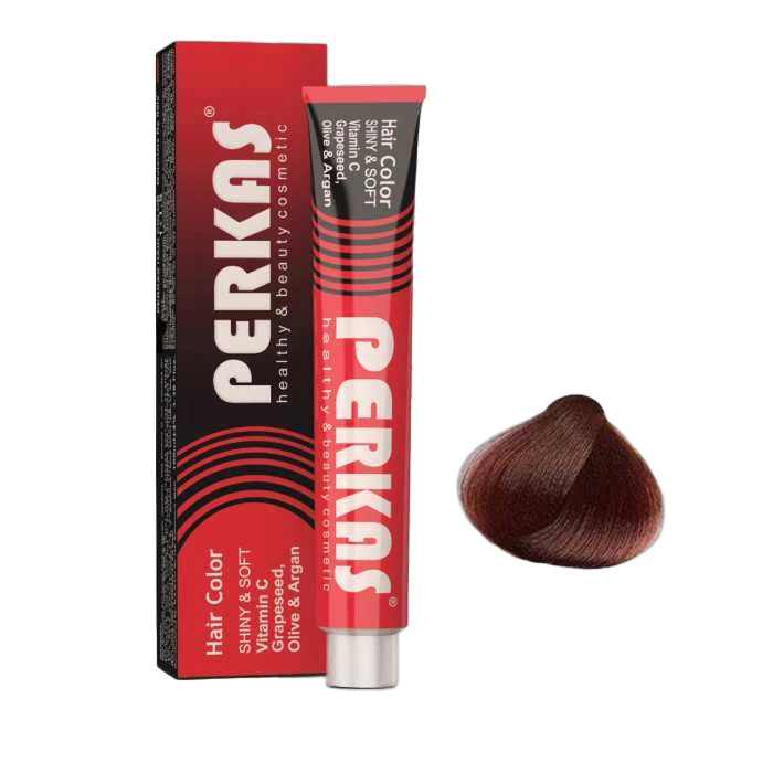 رنگ مو پرکاس شماره 5.44 حجم 100 میلی‌ لیتر رنگ مسی