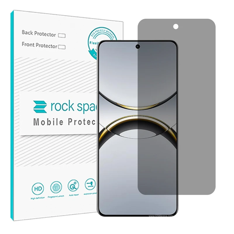 محافظ صفحه نمایش حریم شخصی راک اسپیس مدل Resistant مناسب برای گوشی موبایل اوپو Find X8 Pro