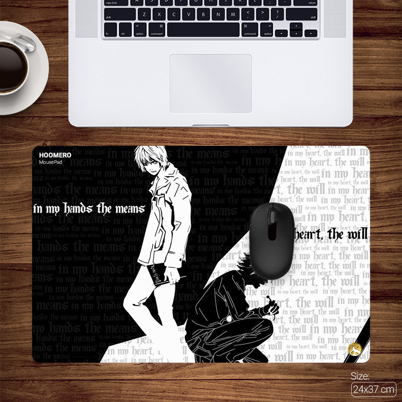ماوس پد هومرو مدل ML091-SIZE2437 طرح انیمه Death Note