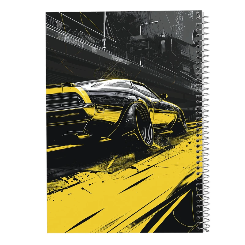 دفتر نقاشی 50 برگ مدوپد مدل need for speed کد DF13647
