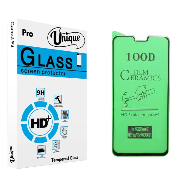 محافظ صفحه نمایش سرامیکی يونيک مدل +Clear مناسب برای گوشی موبایل آنر 8X