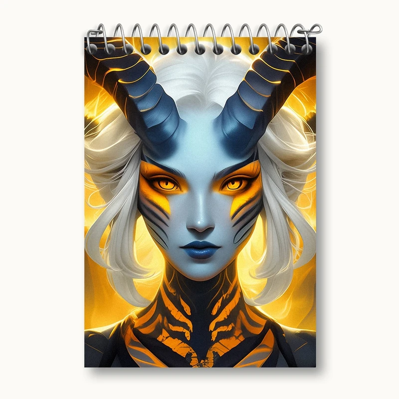 دفتر یادداشت 50 برگ خندالو مدل دخترانه کد N1243