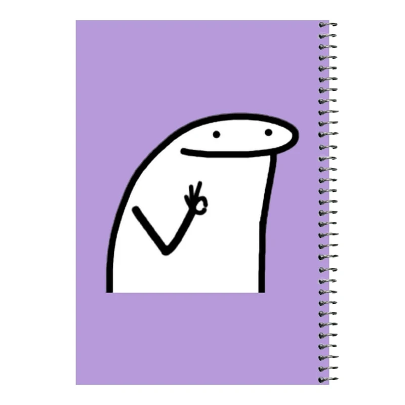 دفتر مشق 80 برگ اس جی مدل استیکر     