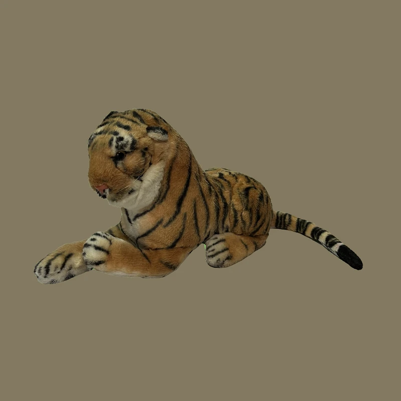 عروسک طرح ببر مدل Bengal Lying Tiger کد SZ10/631 طول 38 سانتی‌متر