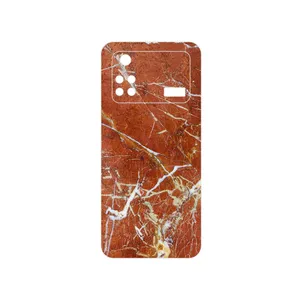 MAHOOT Red Marble Cover Sticker for Xiaomi Poco M4 Pro 4G