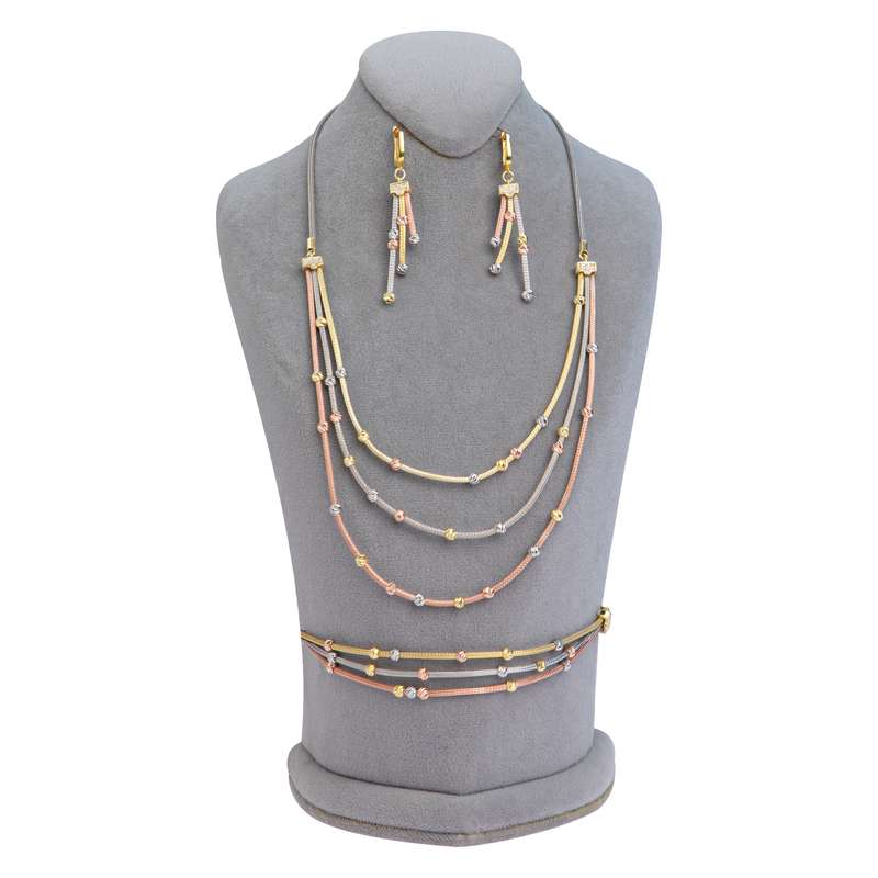 نیم ست نقره زنانه مدل Am001