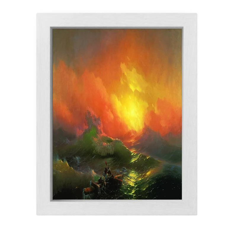 تابلو طرح نقاشی موج نهم اثر ایوان آیوازوفسکی