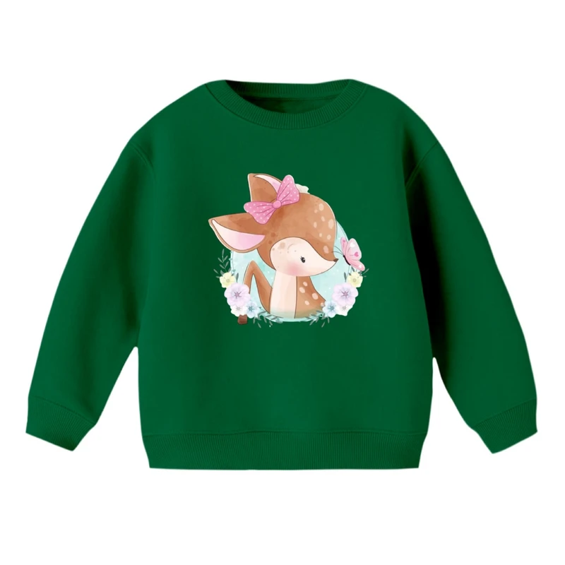 سویشرت بچگانه مدل آهو بامزه کد 2 