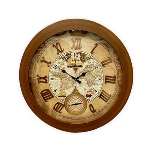 ساعت دیواری مدل لوکس چوبی کد 200