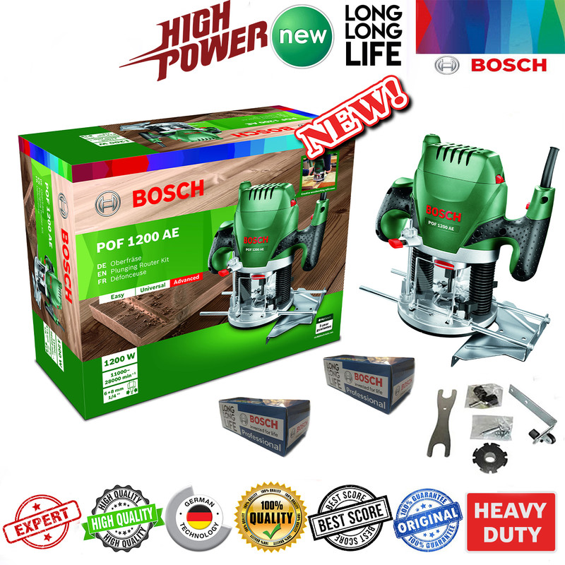 فرز نجاری بوش مدل POF 1200 AE Advanced مجموعه 6 عددی