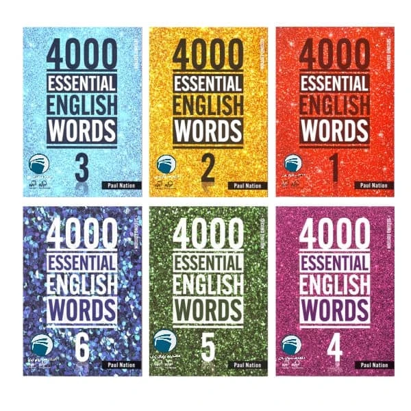  کتاب 4000 Essential English Words اثر Paul Nation انتشارات دنیای زبان 6 جلدی 