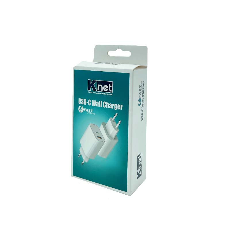 شارژر دیواری 20 وات کی نت مدل ‍K-WCUAUC20W